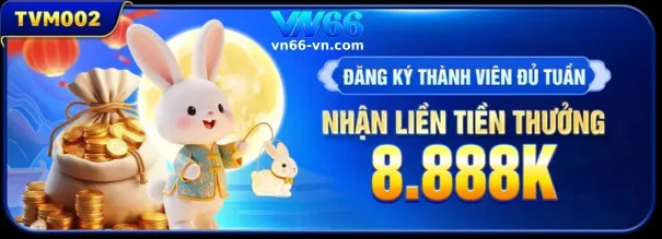 VN66 mang đến hàng loạt chương trình khuyến mãi dành riêng cho thành viên mới. Khi đăng ký tài khoản lần đầu, người chơi sẽ nhận được gói thưởng chào mừng cực kỳ hấp dẫn. Ngoài ra, còn có nhiều ưu đãi hoàn tiền, vòng quay may mắn, và phần quà giá trị khác mỗi tuần. VN66 bonus liên tục cập nhật, mang lại cơ hội nhận thưởng không giới hạn cho người chơi trung thành. Đừng bỏ lỡ cơ hội nhận phần quà lớn khi tham gia ngay hôm nay!